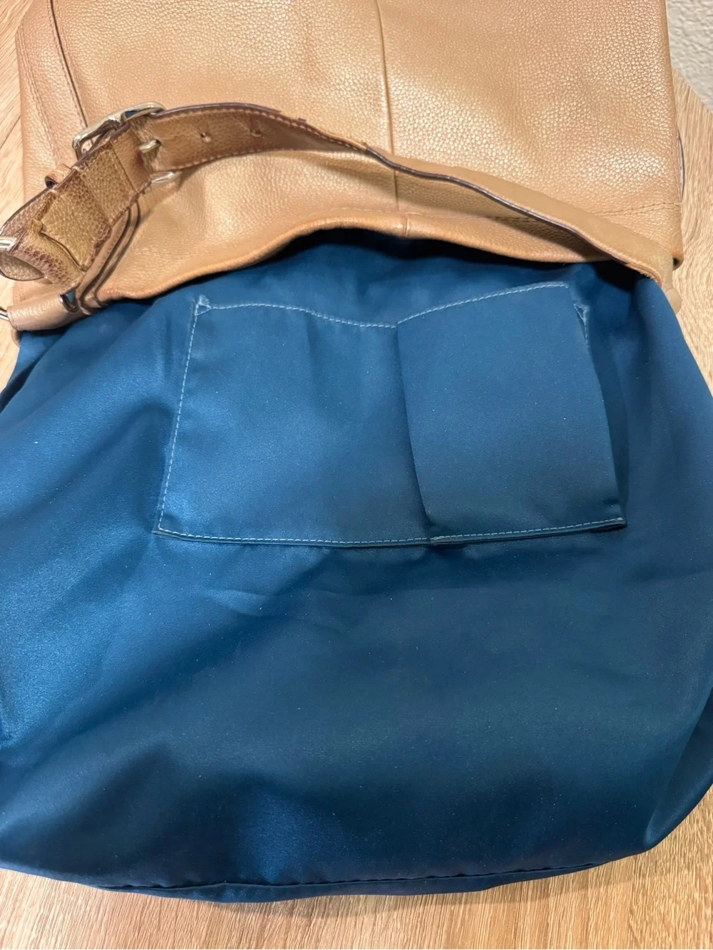 Coach pebbled leather